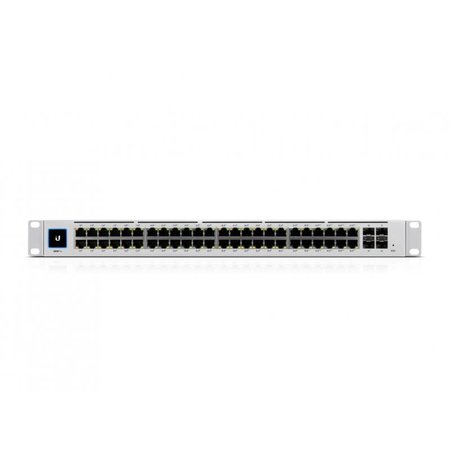 Ubiquiti Ubiquiti Networks UniFi Pro 48-Port PoE Managed L2/L3 Gigabit Ethernet (10/100/1000) Zilver 1U Power over Ethernet (PoE)