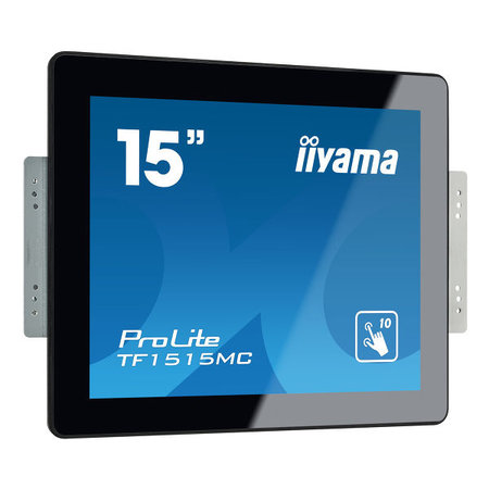 Iiyama iiyama ProLite TF1515MC-B2 touch screen-monitor 38,1 cm (15") 1024 x 768 Pixels Zwart Multi-touch