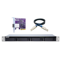 QNAP TL-R400S behuizing voor opslagstations 2.5/3.5" HDD-/SSD-behuizing Zwart, Grijs