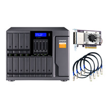 QNAP TL-D1600S behuizing voor opslagstations 2.5/3.5" HDD-/SSD-behuizing Zwart, Grijs