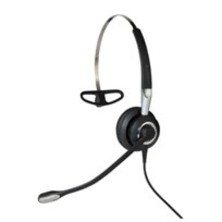 Jabra Jabra Biz 2400 II QD Mono NC 3-in-1 Wideband Headset oorhaak, Hoofdband, Neckband Zwart, Zilver