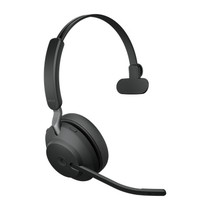 Jabra Evolve2 65, MS Mono Headset Hoofdband Zwart