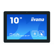 iiyama ProLite TW1023ASC-B1P touch screen-monitor 25,6 cm (10.1") 1280 x 800 Pixels Zwart Multi-touch Multi-gebruiker