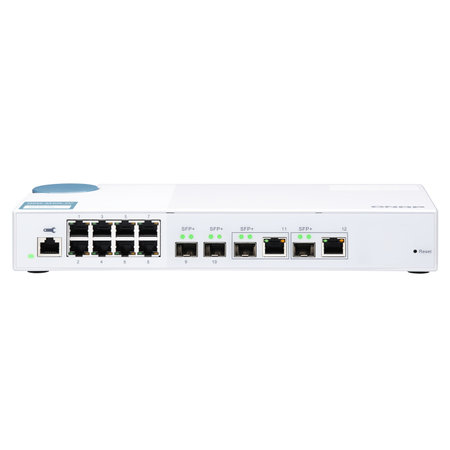QNAP QNAP QSW-M408-2C netwerk-switch Managed L2 10G Ethernet (100/1000/10000) Wit