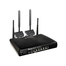 DrayTek Vigor 2927Lac draadloze router Gigabit Ethernet Dual-band (2.4 GHz / 5 GHz) 4G Zwart