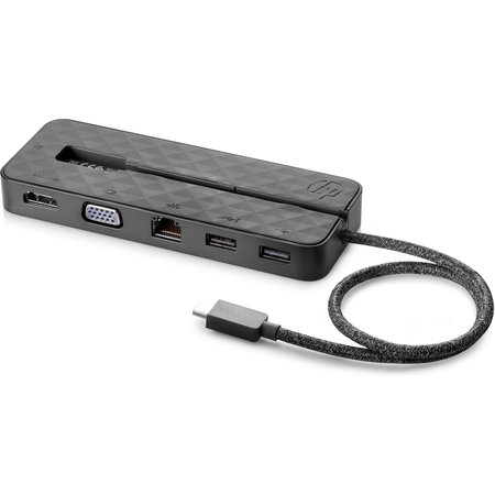 Hewlett & Packard INC. HP USB-C Mini Bedraad USB 3.2 Gen 1 (3.1 Gen 1) Type-C Zwart