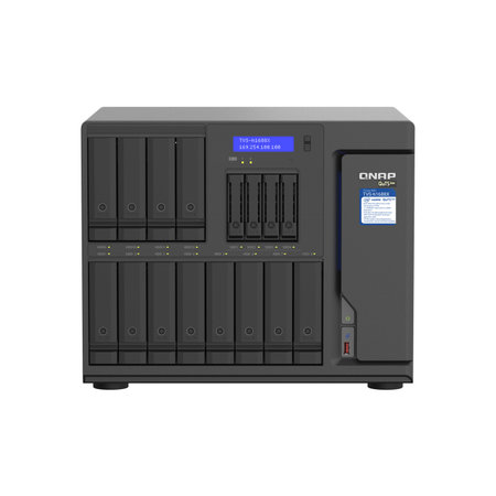 QNAP QNAP TVS-h1688X Ethernet LAN Tower Zwart NAS