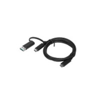 Lenovo 4X90U90618 USB-kabel 1 m 3.2 Gen 1 (3.1 Gen 1) USB A/USB C USB C Zwart