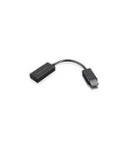 Lenovo Lenovo 4X90R61023 video kabel adapter 0,225 m DisplayPort HDMI Type A (Standaard) Zwart