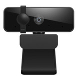 Lenovo Lenovo 4XC1B34802 webcam 2 MP 1920 x 1080 Pixels USB 2.0 Zwart