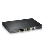 Zyxel Zyxel GS2220-28HP-EU0101F netwerk-switch Managed L2 Gigabit Ethernet (10/100/1000) Zwart Power over Ethernet (PoE)