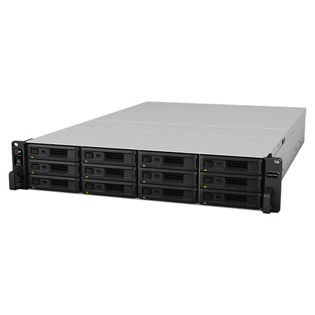Synology Synology RackStation RS3621RPXS data-opslag-server Opslagserver Rack (2U) Ethernet LAN Zwart D-1531