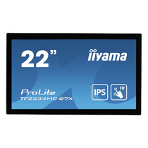 iiyama ProLite TF2234MC-B7X touch screen-monitor 54,6 cm (21.5") 1920 x 1080 Pixels Multi-touch Multi-gebruiker Zwart