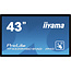 Iiyama iiyama ProLite TF4339MSC-B1AG touch screen-monitor 109,2 cm (43") 1920 x 1080 Pixels Multi-touch Multi-gebruiker Zwart
