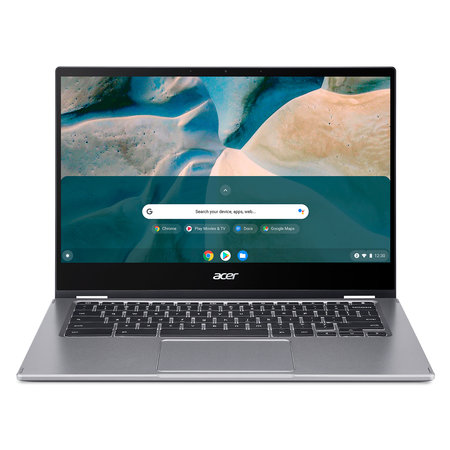 Acer Acer Chromebook Spin 514 CP514-1W-R7FH DDR4-SDRAM 35,6 cm (14") 1920 x 1080 Pixels Touchscreen AMD Athlon Silver 4 GB 64 GB eMMC Wi-Fi 5 (802.11ac) Chrome OS Grijs