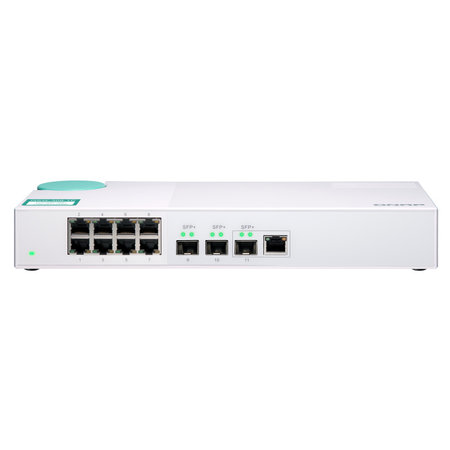 QNAP QNAP QSW-308-1C netwerk-switch Unmanaged Gigabit Ethernet (10/100/1000) Wit