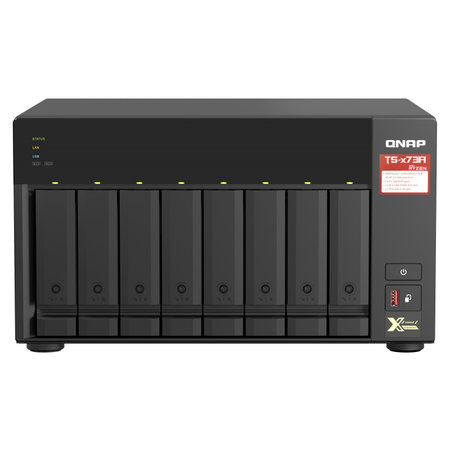 QNAP QNAP TS-873A-8G data-opslag-server NAS Tower Ethernet LAN Zwart V1500B