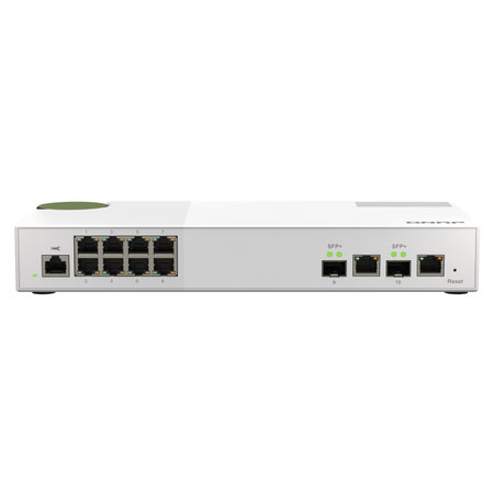 QNAP QNAP QSW-M2108R-2C netwerk-switch Managed L2 Gigabit Ethernet (10/100/1000) Power over Ethernet (PoE) Wit