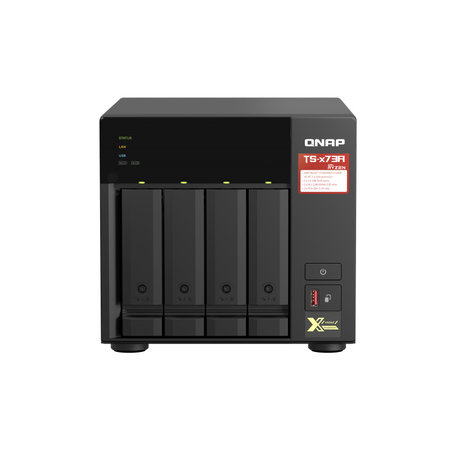 QNAP QNAP TS-473A NAS Tower Ethernet LAN Zwart V1500B