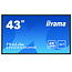 Iiyama iiyama LH4342UHS-B3 beeldkrant Digitale signage flatscreen 108 cm (42.5") IPS 4K Ultra HD Zwart Type processor Android 8.0