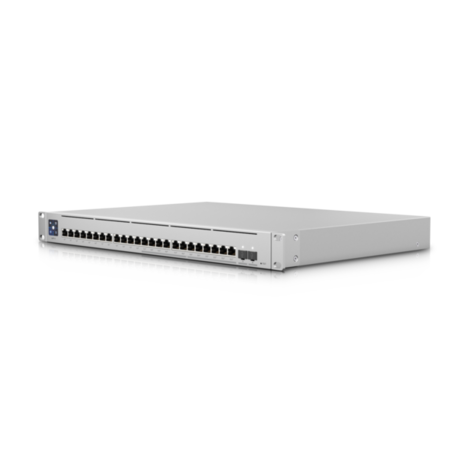 Ubiquiti Ubiquiti Networks UniFi USW-ENTERPRISE-24-POE-EU netwerk-switch Managed 2.5G Ethernet (100/1000/2500) Power over Ethernet (PoE) Wit