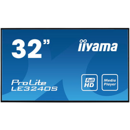 Iiyama iiyama LE3240S-B3 beeldkrant Digitale signage flatscreen 80 cm (31.5") LED Full HD Zwart