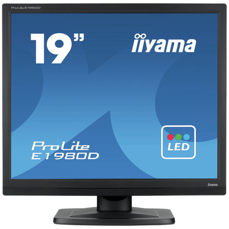 Iiyama iiyama ProLite E1980D-B1 LED display 48,3 cm (19") 1280 x 1024 Pixels XGA Zwart