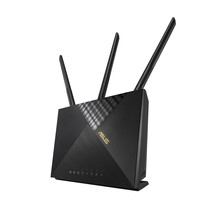 ASUS 4G-AX56 draadloze router Gigabit Ethernet Dual-band (2.4 GHz / 5 GHz) 3G Zwart