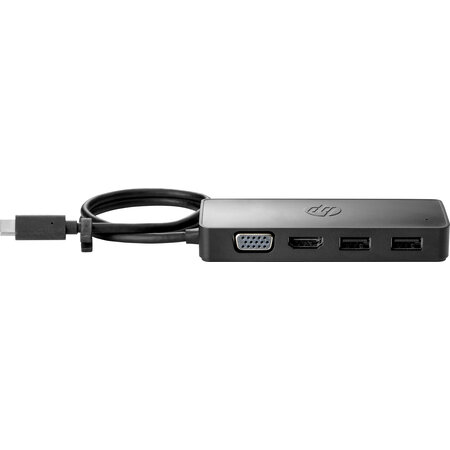 Hewlett & Packard INC. HP USB-C Travel Hub G2 Bedraad USB 3.2 Gen 1 (3.1 Gen 1) Type-C Zwart