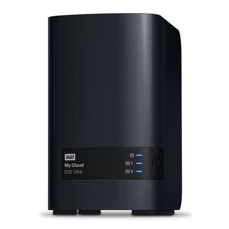 Western Digital Western Digital My Cloud EX2 Ultra 3.5 Inch 2 bay My Cloud EX2 Ultra NAS, 6TB, Zwart