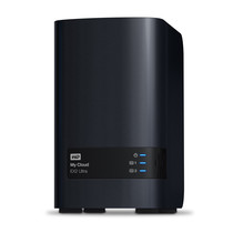 Western Digital My Cloud EX2 Ultra 3.5 Inch 2 bay My Cloud EX2 Ultra NAS, 12TB, Zwart