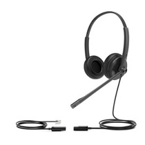 Yealink YHS34 Lite Headset Bedraad Hoofdband Oproepen/muziek Zwart