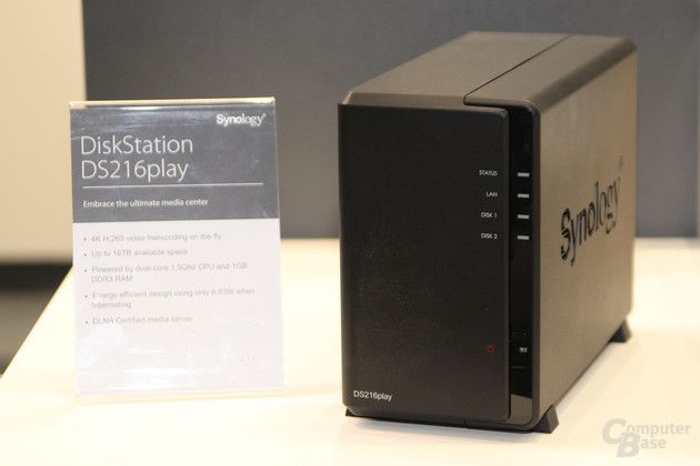 Synology kondigt DS216play aan