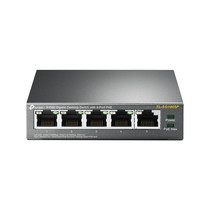 TP-LINK TL-SG1005P Unmanaged Gigabit Ethernet (10/100/1000) Power over Ethernet (PoE) Zwart