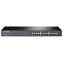 TP-LINK TL-SG1024 Unmanaged Gigabit Ethernet (10/100/1000) Zwart