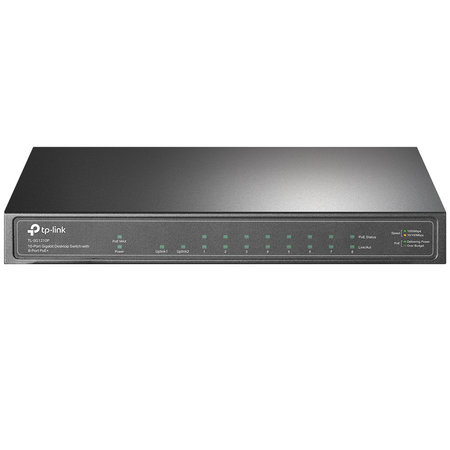 TP LINK TP-LINK TL-SG1210P Gigabit Ethernet (10/100/1000) Power over Ethernet (PoE) Grijs