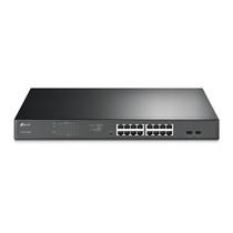 TP-LINK TL-SG1218MPE Managed Gigabit Ethernet (10/100/1000) Power over Ethernet (PoE) Zwart
