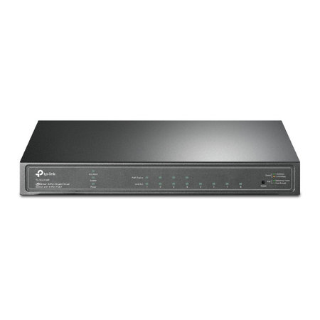 TP LINK TP-LINK TL-SG2008P netwerk-switch Managed Gigabit Ethernet (10/100/1000) Power over Ethernet (PoE) Zwart