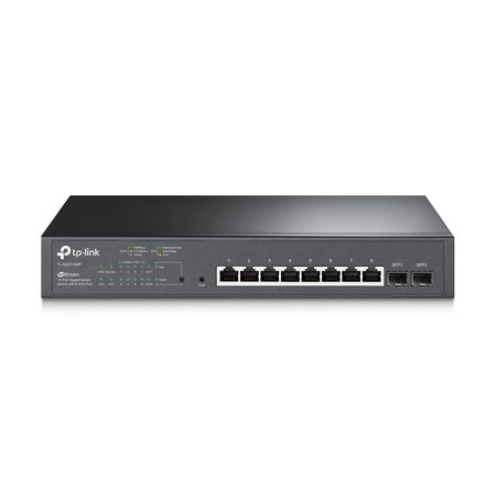 TP LINK TP-LINK TL-SG2210MP netwerk-switch Gigabit Ethernet (10/100/1000) Power over Ethernet (PoE) Zwart