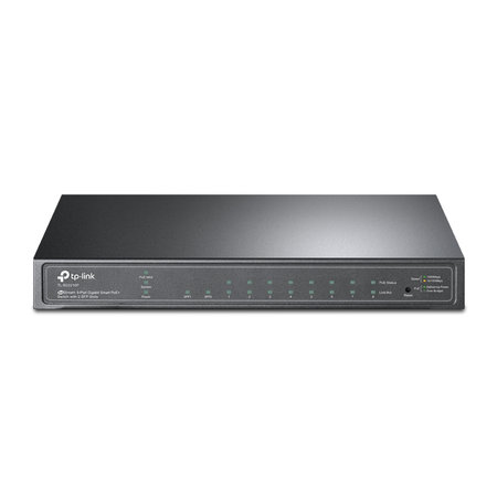 TP LINK TP-LINK TL-SG2210P Managed L2 Gigabit Ethernet (10/100/1000) Power over Ethernet (PoE) Zwart