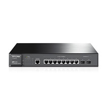 TP-LINK TL-SG3210 Managed L2 Gigabit Ethernet (10/100/1000) Power over Ethernet (PoE) Zwart