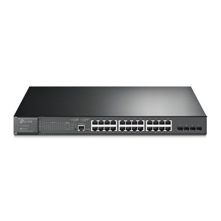 TP LINK TP-LINK TL-SG3428MP netwerk-switch Managed L2/L2+ Gigabit Ethernet (10/100/1000) Power over Ethernet (PoE) Zwart