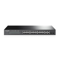 TP-LINK T1500-28PCT Managed L2 Fast Ethernet (10/100) Power over Ethernet (PoE) 1U Zwart