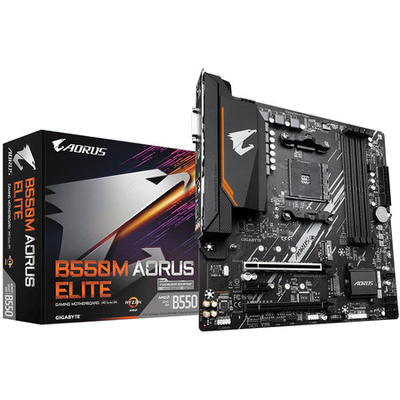 Gigabyte Gigabyte B550M AORUS ELITE AMD B550 Socket AM4 micro ATX