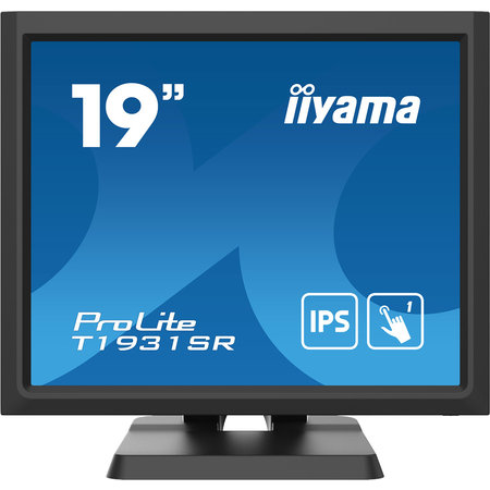 Iiyama iiyama ProLite T1931SR-B6 touch screen-monitor 48,3 cm (19") 1280 x 1024 Pixels Single-touch Multi-gebruiker Zwart