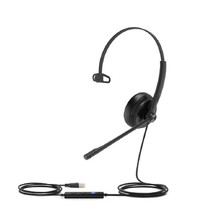 Yealink UH34 Headset Bedraad Hoofdband Kantoor/callcenter Zwart