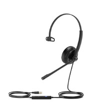 Yealink UH34 Headset Bedraad Hoofdband Kantoor/callcenter Zwart