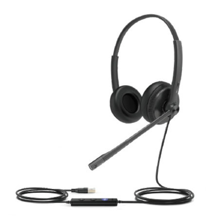 Yealink Yealink UH34 Headset Bedraad Hoofdband Kantoor/callcenter Zwart