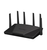 Synology Synology RT6600ax Router WiFi6 1xWAN 3xGbE 1x2.5Gb draadloze router Tri-band (2.4 GHz / 5 GHz / 5 GHz) 3G 4G Zwart