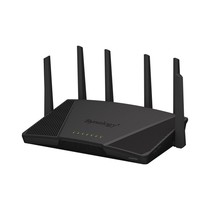 Synology RT6600ax Router WiFi6 1xWAN 3xGbE 1x2.5Gb draadloze router Tri-band (2.4 GHz / 5 GHz / 5 GHz) 3G 4G Zwart